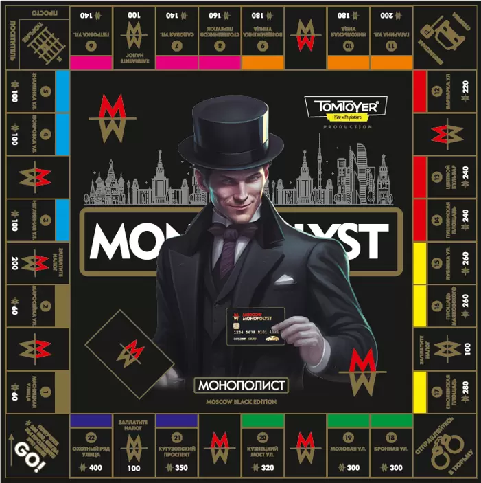 Настольная игра Tom Toyer Монополист Black Edition 05060 фото 2