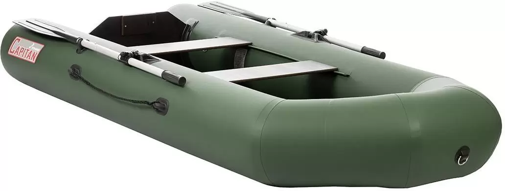 Моторно-гребная лодка Тонар Капитан 280Тс (зеленый) фото 2