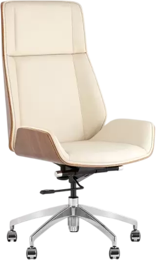 TopChairs Crown SN A312 8383-1 Walnut Back (бежевый)