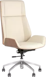 TopChairs Crown SN A312 8383-1 Walnut Back (бежевый)