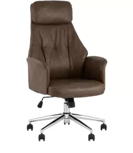 Офисное кресло TopChairs Neoma (коричневый) фото