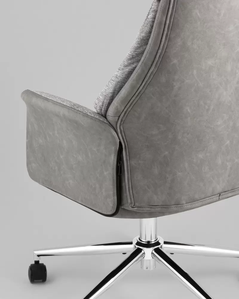 Офисное кресло TopChairs Neoma (светло-серый) фото 6