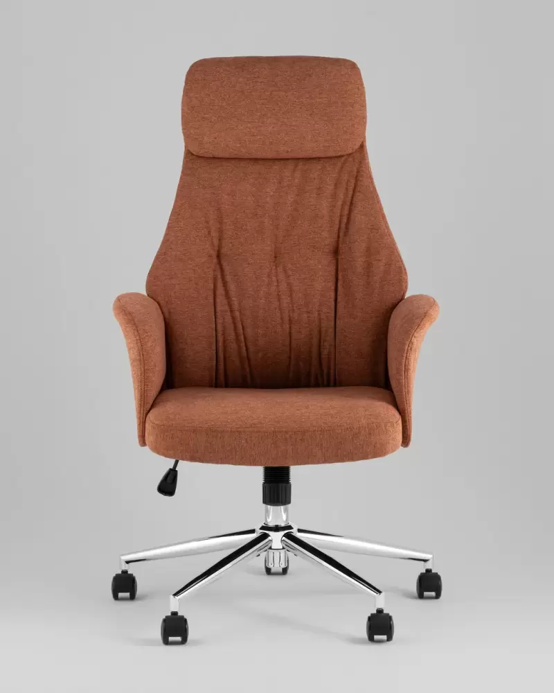 Офисное кресло TopChairs Neoma (терракотовый, ткань) фото 2