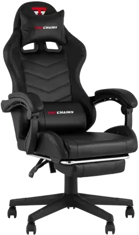 TopChairs Prophet с оттоманкой GF-8086 (черный)