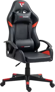 TopChairs Warden GF-8066-5 (черный/красный)