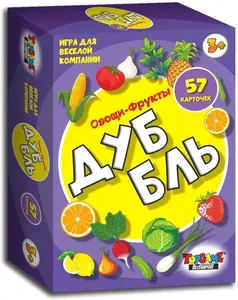 Настольная игра Topgame ДуББль. Овощи-фрукты 01518 фото