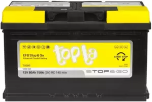 Аккумулятор Topla EFB Stop&Go R+ (80Ah) фото