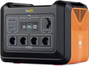 Портативная зарядная станция TopON TOP-X2400 (черный/оранжевый) фото