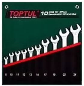 Набор ключей Toptul GRAW1001 (10 предметов) фото