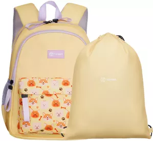 Школьный рюкзак Torber Class X Mini T1801-23-Yel (желтый) фото