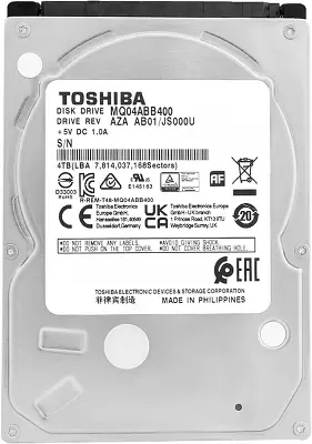 Toshiba Enterprise 4TB MG08SDA400N