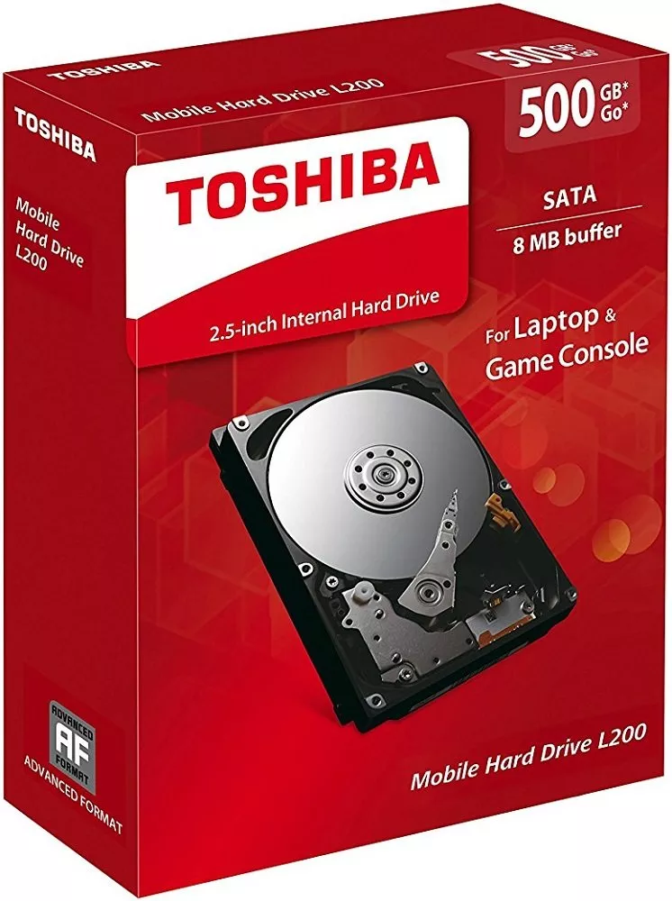 Жесткий диск Toshiba L200 Slim (HDWK105EZSTA) 500Gb фото 4