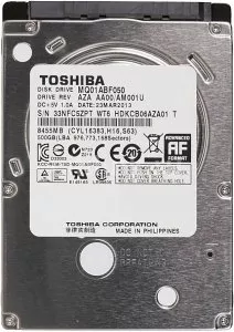 Жесткий диск Toshiba Mobile Thin MQ01ABF050M 500 Gb фото