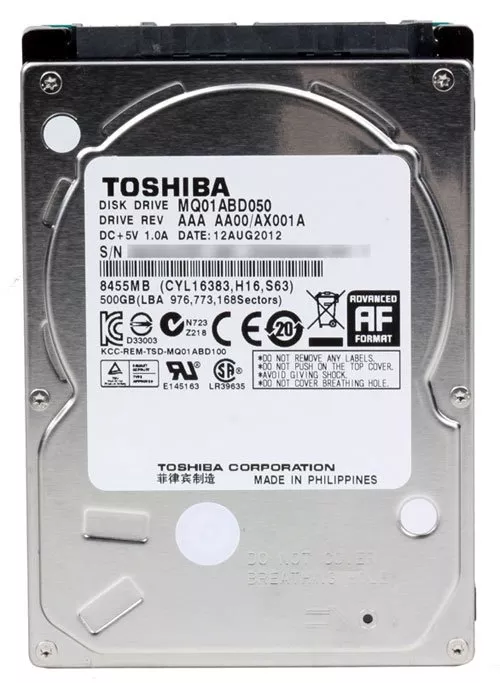 Жесткий диск Toshiba (MQ01ABD050) 500 Gb фото