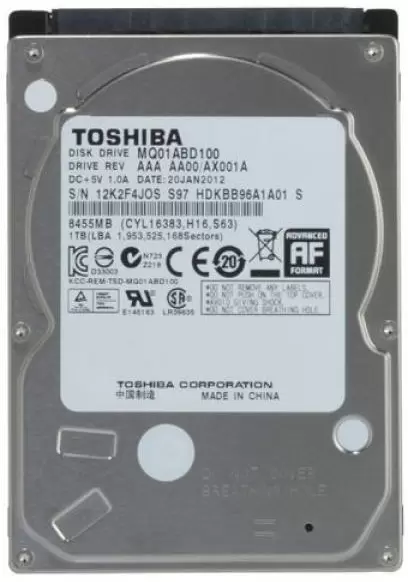 Toshiba MQ01ABD 1TB (MQ01ABD100)