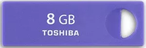 USB-флэш накопитель Toshiba TransMemory-Mini-Purple 8GB (THNU08ENSPURP/BL5) фото