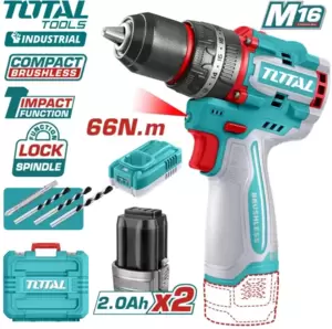 Аккумуляторная дрель-шуруповерт Total TIDLI166062