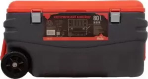 Термобокс TRAMP TRP-061 80л (черный/оранжевый) фото