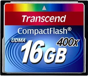 Карта памяти Transcend 400x CompactFlash 16Gb (TS16GCF400) фото