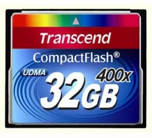 Карта памяти Transcend 400x CompactFlash 32Gb (TS32GCF400) фото