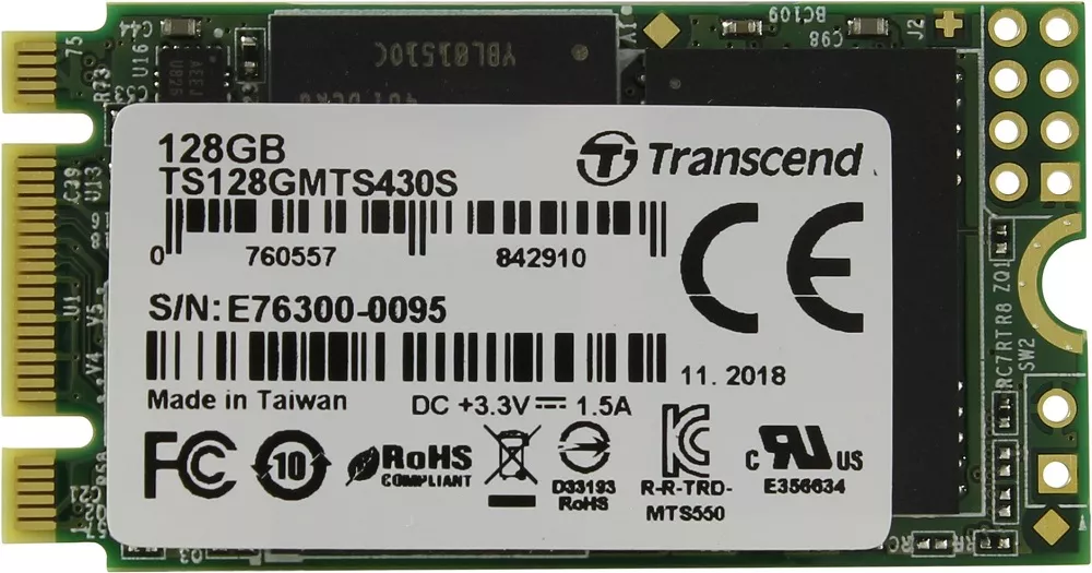 Жесткий диск SSD Transcend 430S (TS128GMTS430S) 128Gb фото