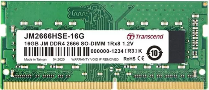 Transcend JetRam 16GB DDR4 SODIMM PC4-21300 JM2666HSE-16G