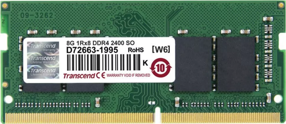 Transcend JetRam 8GB DDR4 SODIMM PC4-21300 JM2666HSG-8G