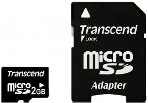 Карта памяти Transcend microSD 2Gb (TS2GUSD) фото