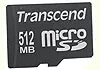 Карта памяти Transcend microSD (TransFlash) 512MB (TS512MUSD) фото