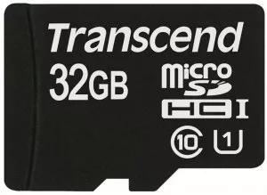 Карта памяти Transcend microSDHC 32Gb (TS32GUSDCU1) фото