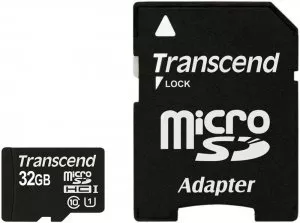 Карта памяти Transcend microSDHC 32Gb (TS32GUSDU1) фото