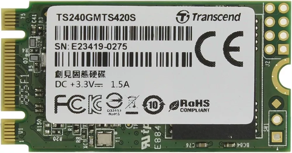 Жесткий диск SSD Transcend MTS420S (TS240GMTS420S) 240Gb фото
