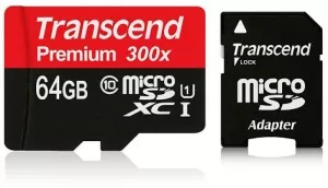 Карта памяти Transcend Premium 300x microSDXC 64Gb (TS64GUSDU1) фото