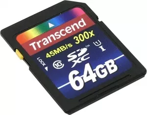 Карта памяти Transcend Premium 300x SDXC 64Gb (TS64GSDU1) фото