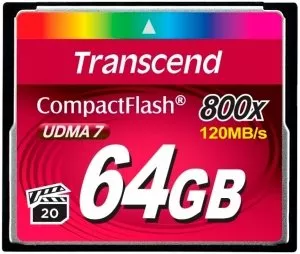 Карта памяти Transcend Premium 800x CompactFlash 64Gb (TS64GCF800) фото