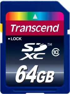Transcend SDXC 64Gb (TS64GSDXC10)