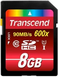 Карта памяти Transcend Ultimate 600x SDHC 8Gb (TS8GSDHC10U1) фото