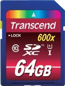 Карта памяти Transcend Ultimate 600x SDXC 64Gb (TS64GSDXC10U1) фото
