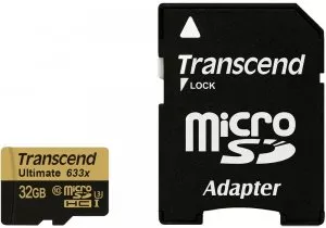 Карта памяти Transcend Ultimate 633x microSDHC 32Gb (TS32GUSDU3) фото