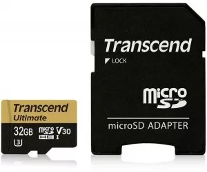 Карта памяти Transcend Ultimate microSDHC 32Gb (TS32GUSDU3M) фото