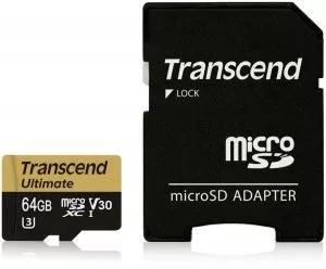 Карта памяти Transcend Ultimate microSDXC 64Gb (TS64GUSDU3M) фото