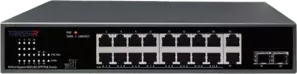 Неуправляемый коммутатор TRASSIR TR-NS14202S-185-16POE фото