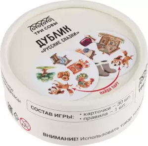 Настольная игра Три совы Дублик. Русские сказки НИ_66525 фото