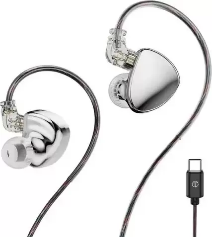 TRN MT5 USB Type-C (серебристый, с микрофоном)