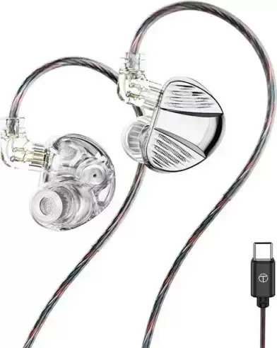 TRN V10 Pro USB Type-C (серебристый, с микрофоном)