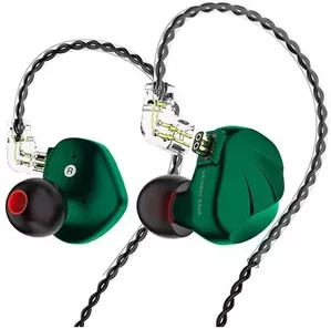 Наушники TRN VX (зеленый, без микрофона) фото