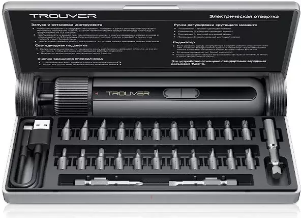 Электроотвертка Trouver 4V Electric Screwdriver Kit TSD008 фото 4