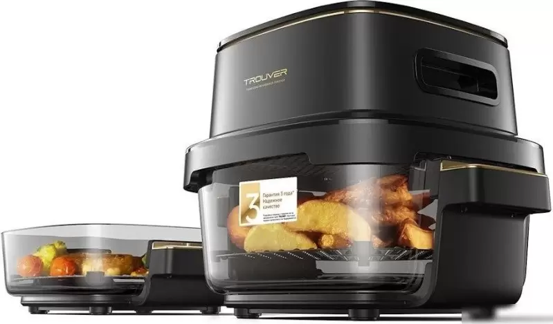 Аэрогриль Trouver Air Fryer Metalish AF20 Pro 4+2.5L фото