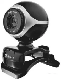 Веб-камера Trust Exis Webcam - Black/Silver фото