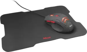 Игровая мышь Trust Ziva gaming mouse with mouse pad 21963 фото